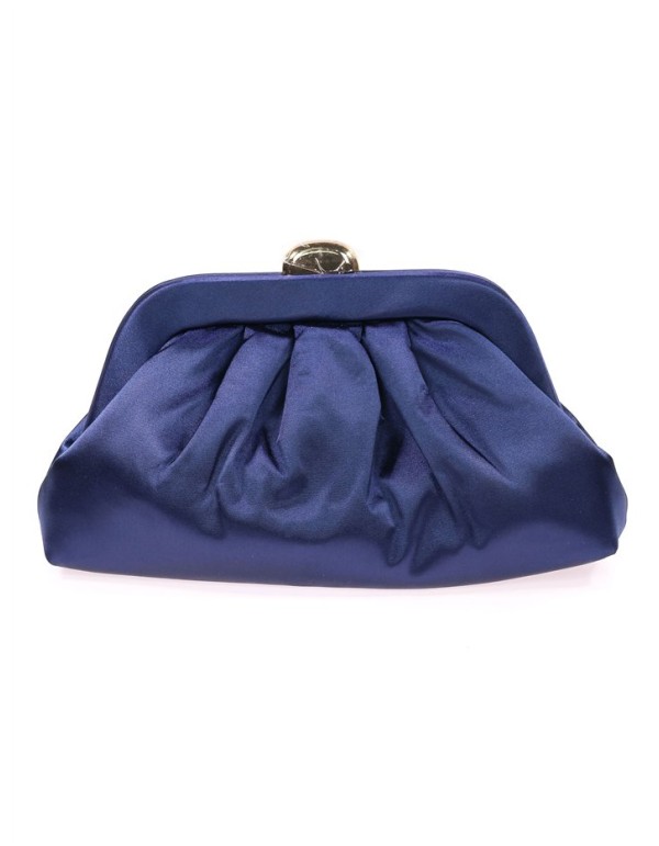 bolso de fiesta azul marino para invitada