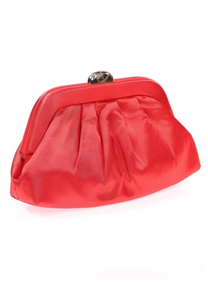 bolso de fiesta para invitada boda en color rojo