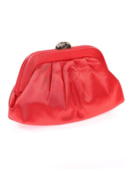 bolso de fiesta para invitada boda en color rojo