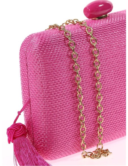 bolso de fiesta fucsia para bodas