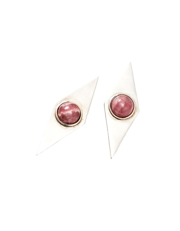 Eme Jewels rhomboidal earrings, the perfect complement for your wedding.