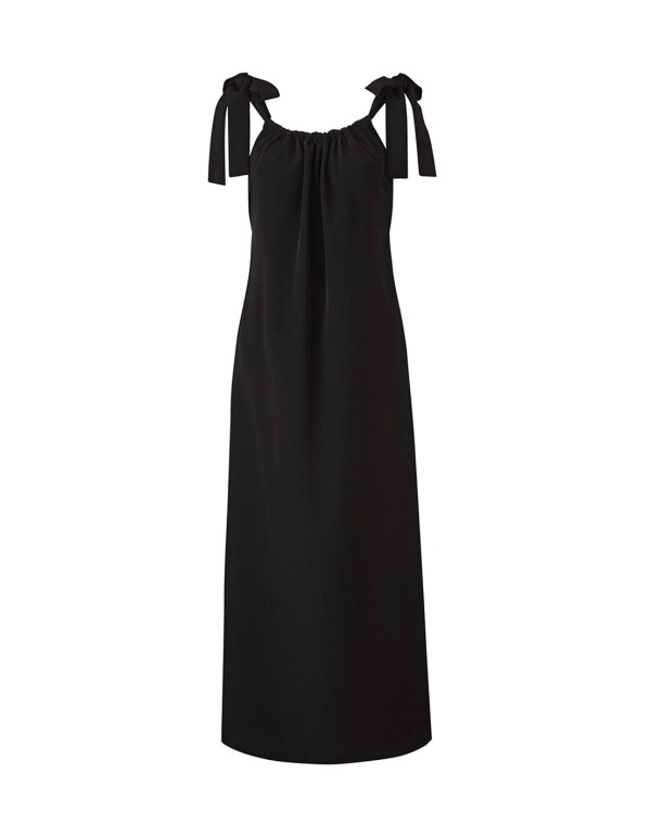 CoCo VeVe black coctel dress for INVITADISIMA 2
