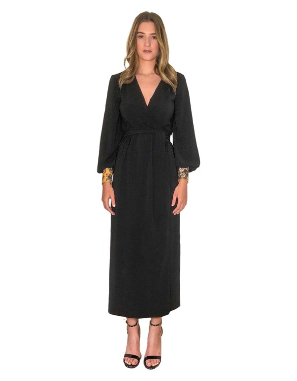 Black crepe dress by CoCo VeVe