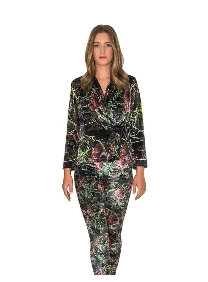 Printed party blazer by CoCo VeVe