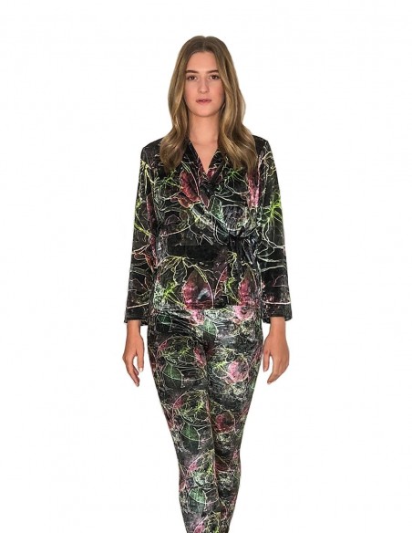 Printed party blazer by CoCo VeVe