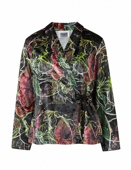 Printed party blazer by CoCo VeVe at INVITADISIMA