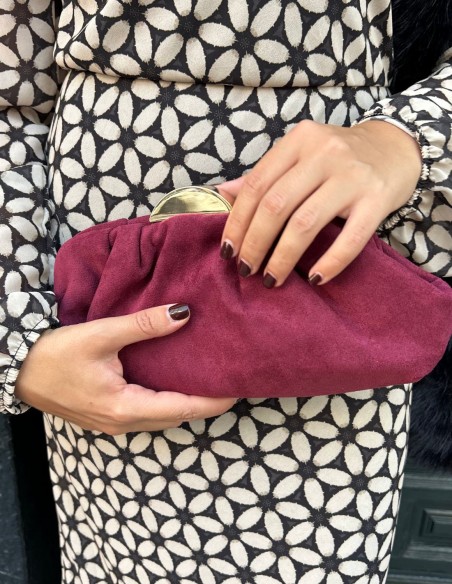 Sac de fête en cuir verni pour les invités