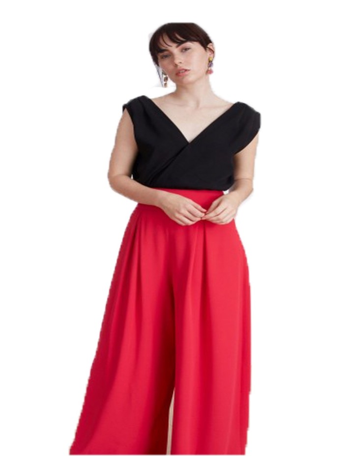 Pantalones Palazzo Millie Fucsia Lauren Lynn London - 1