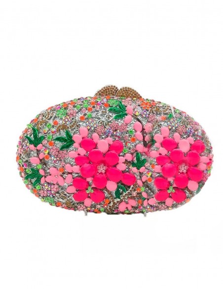 Jewel clutch for wedding guests, brides, and special occasions.