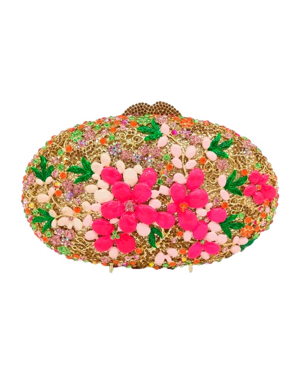 Jewel clutch for wedding guests Lauren Lynn London Accessories - 1