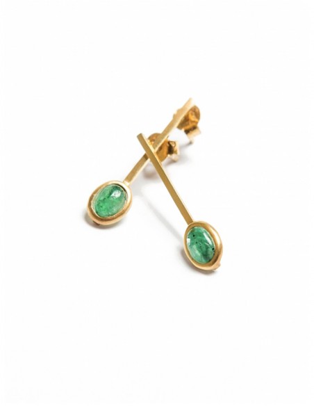 Party gold earrings