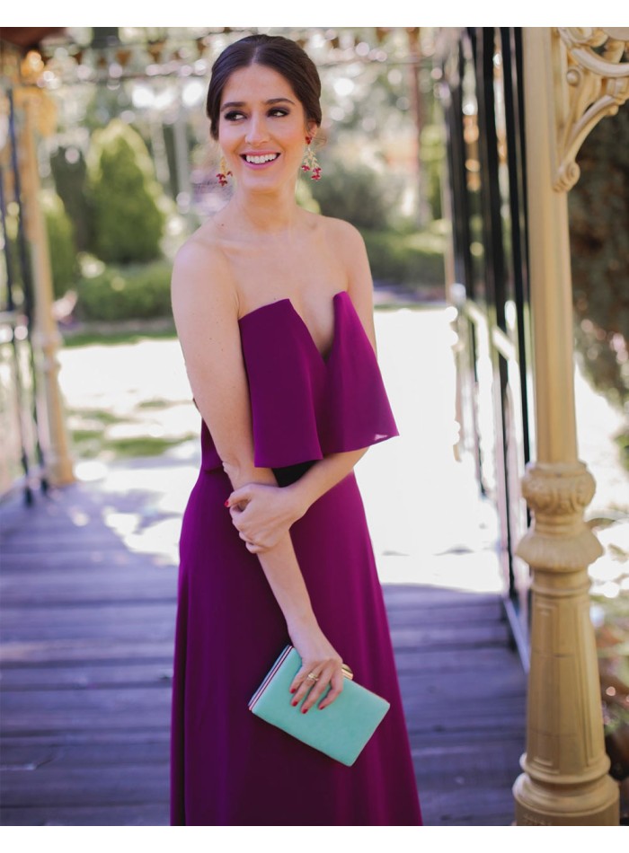 V-neckline Long gown - INVITADA PERFECTA Lauren Lynn London - 2