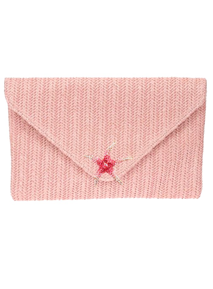 Bolso sobre de fiesta con estrella de strass Lauren Lynn London Accessories - 2