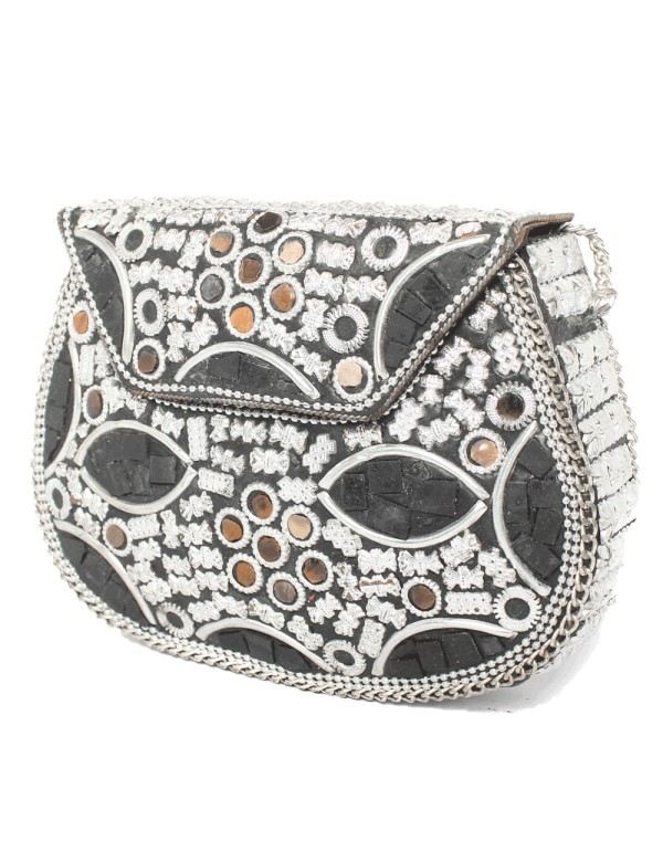 Bolso Cofre metal Noir Lauren Lynn London Accessories - 1