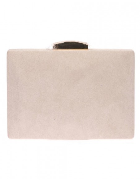 Bolso de antelina con cierre metalizado dorado Lauren Lynn London Accessories - 1