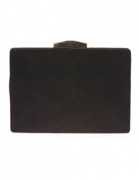 Bolso de antelina con cierre metalizado dorado Lauren Lynn London Accessories - 5 