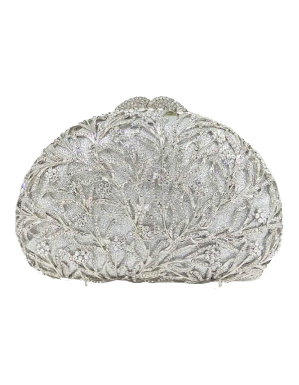 Bolso joya con pequeñas flores de cristal de Swarovski para invitada Lauren Lynn London Accessories - 2 2