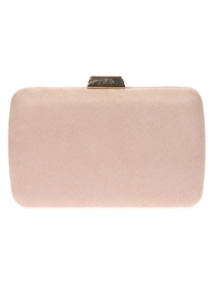 copy of nude clutch bag for wedding guest Lauren Lynn London Accessories - 1 