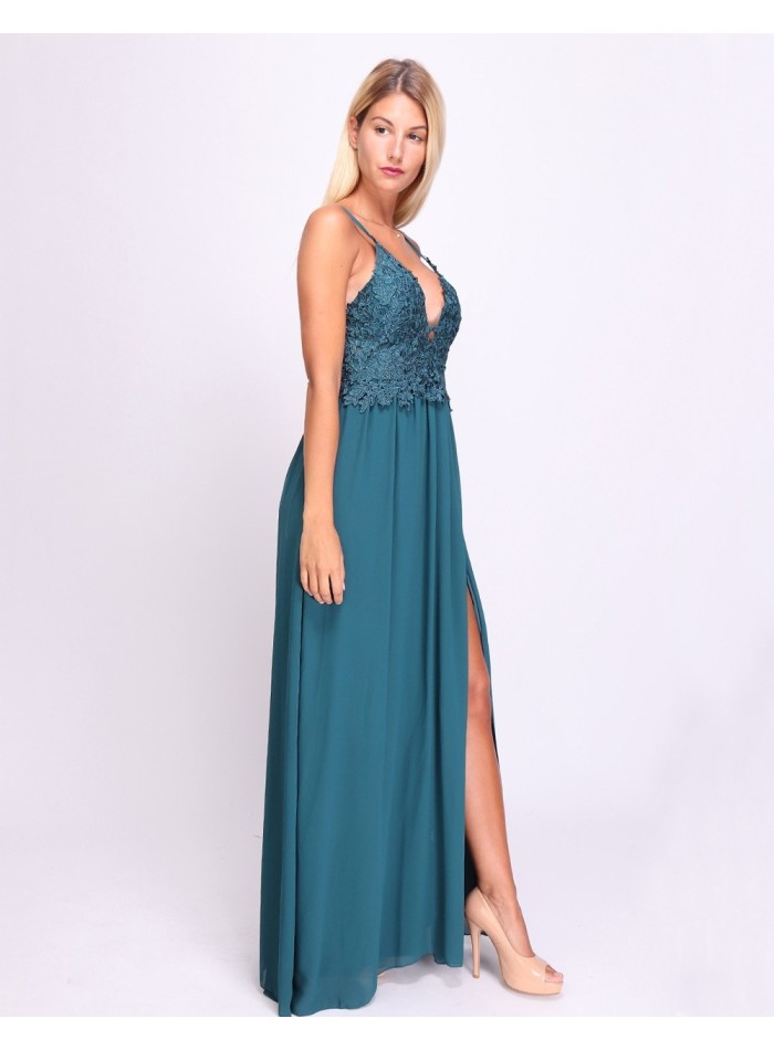 copy of Satin cocktail dress with straps Lauren Lynn London - 2 