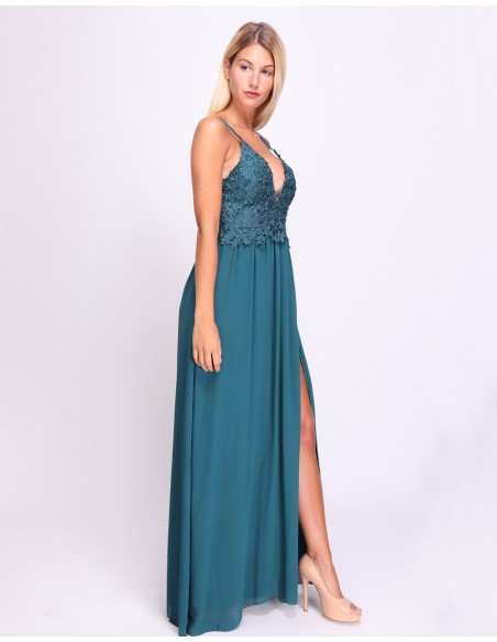 copy of Satin cocktail dress with straps Lauren Lynn London - 2 