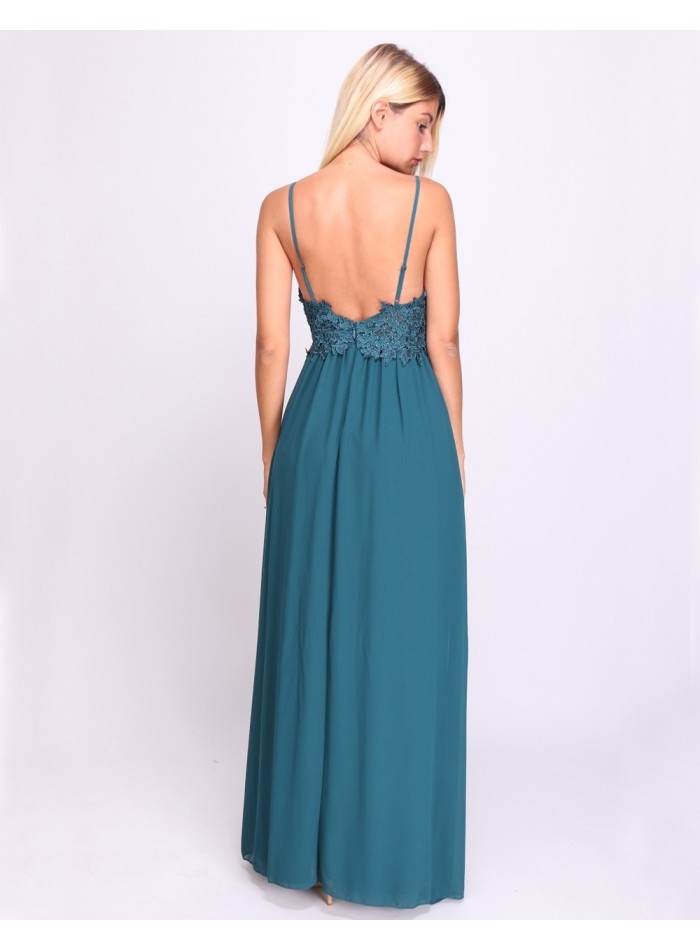 copy of Satin cocktail dress with straps Lauren Lynn London - 3 