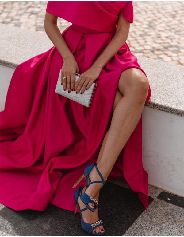 Bolso de fiesta de pedrería - INVITADA PERFECTA plata 2