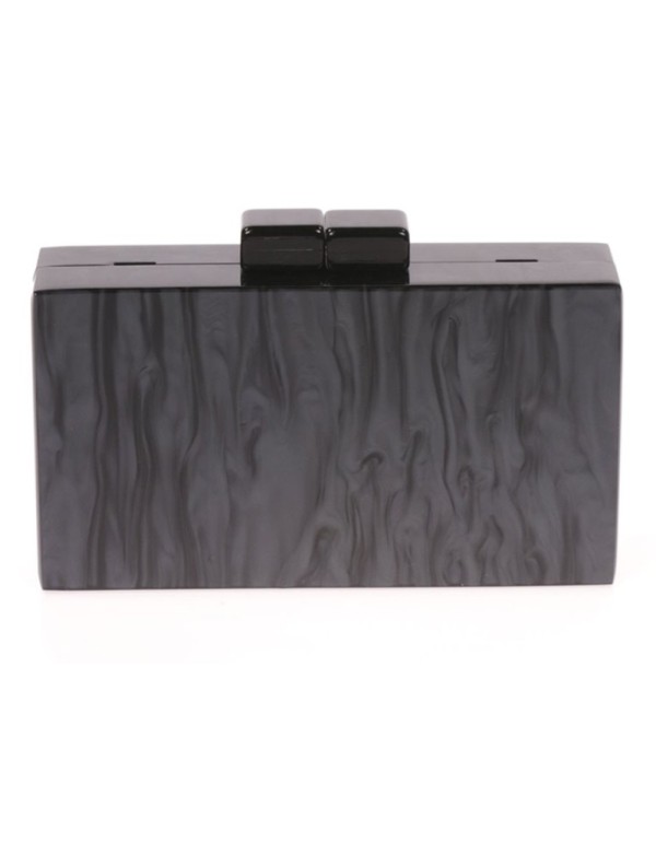 Bolso de fiesta nacarado negro 2