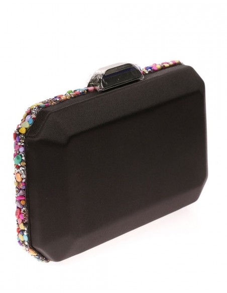 Bolso de fiesta de pedrería octogonal Lauren Lynn London Accessories - 2 