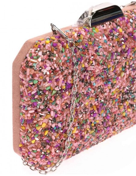 copy of Multicolor rhinestone clutch bag Lauren Lynn London Accessories - 6 