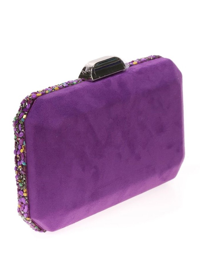 Rhinestone clutch bag