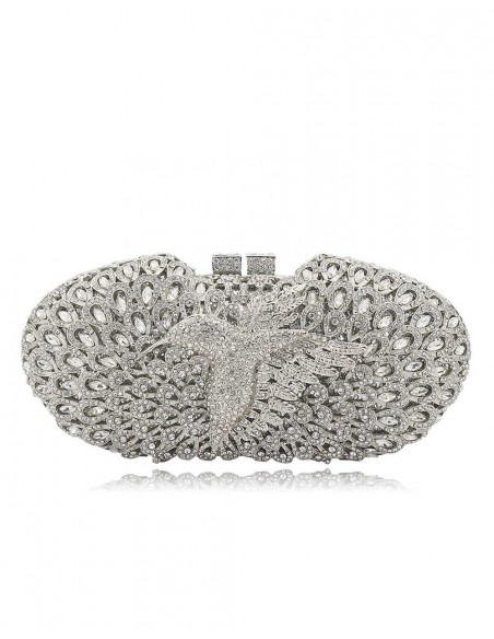 Bolso joya con pajarito y cristales de Swarovski Lauren Lynn London Accessories - 1 