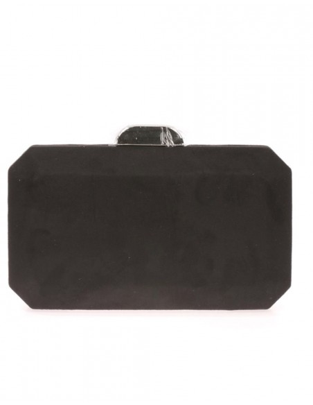 Bolso de antelina octogonal con cierre metalizado Lauren Lynn London Accessories - 14 