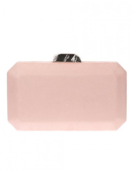 Bolso de antelina octogonal con cierre metalizado Lauren Lynn London Accessories - 22 