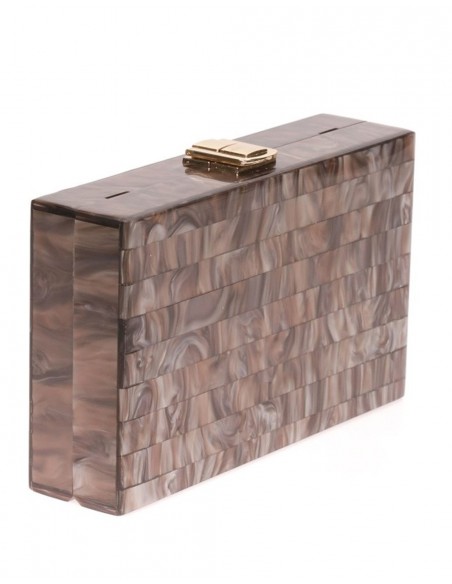 Bolso de fiesta nacarado rectangular - varios colores Lauren Lynn London Accessories - 7 