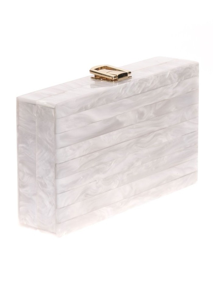 Pearly pastel clutch bag - various colous Lauren Lynn London Accessories - 13 