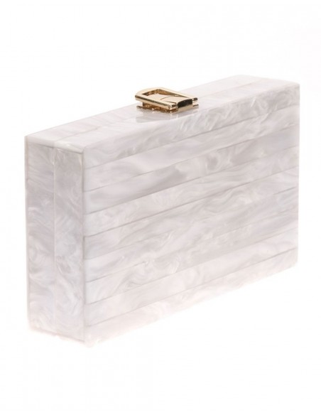 Pearly pastel clutch bag - various colous Lauren Lynn London Accessories - 13 