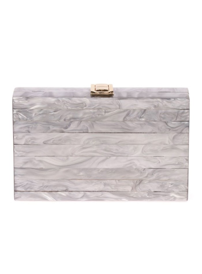 Pearly pastel clutch bag - various colous Lauren Lynn London Accessories - 14 