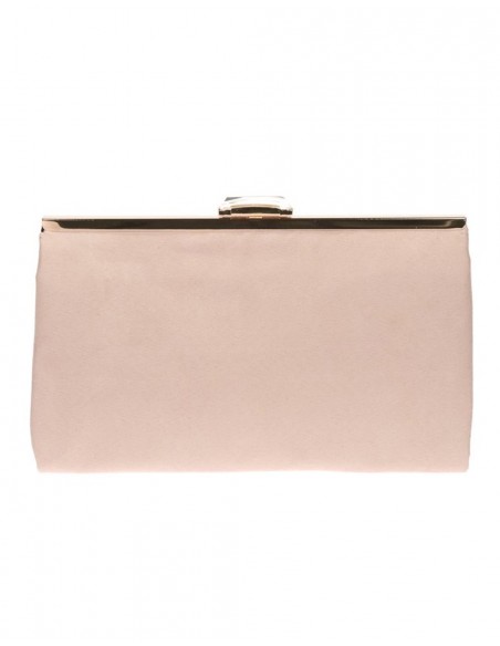 Cartera de fiesta antelina y cierre pedrería Lauren Lynn London Accessories - 25 