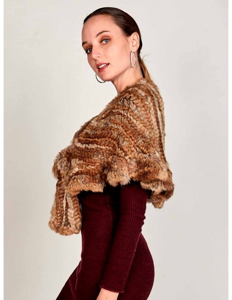 Estola pelo de conejo larga - varios colores Lauren Lynn London Accessories - 6 