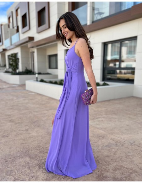 Vestido de fiesta largo con detalle de lazada Lauren Lynn London - 1 