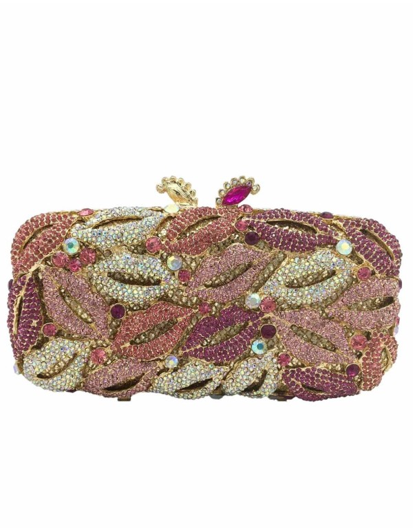 Bolso de mano joya rectangular con besos Lauren Lynn London Accessories - 2  2