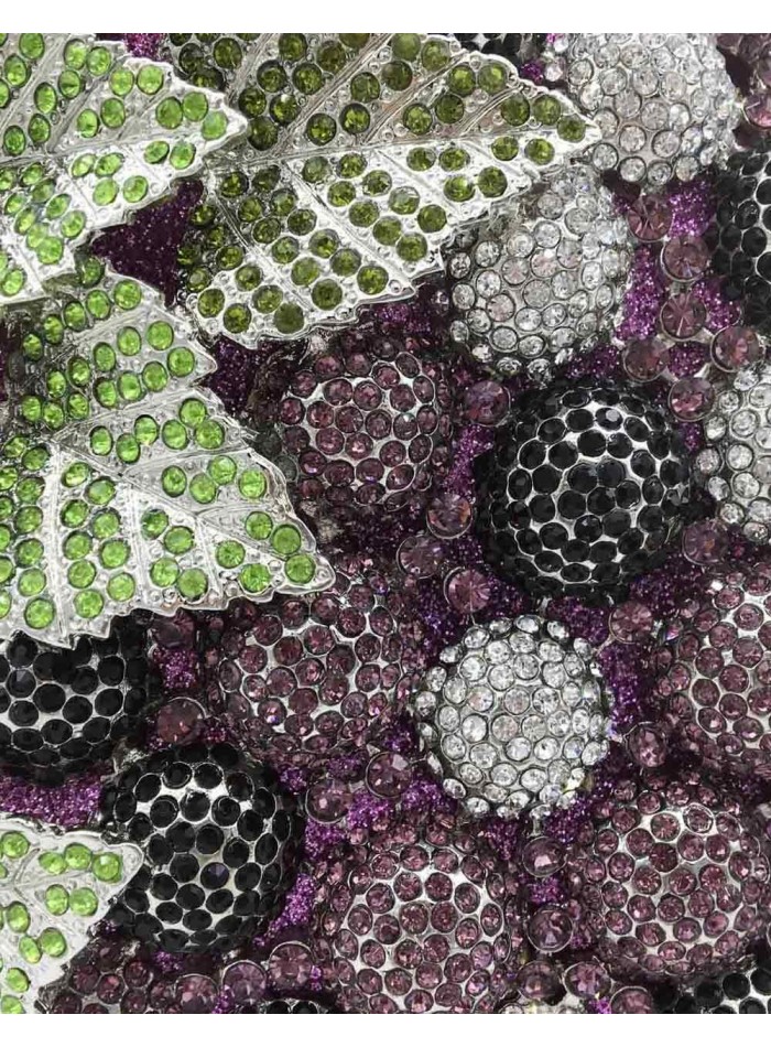 Bolso de mano joya con forma de racimo de uvas Lauren Lynn London Accessories - 4 