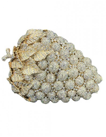 Bolso de mano joya con forma de racimo de uvas Lauren Lynn London Accessories - 6 