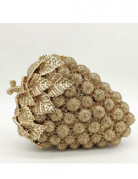 Bolso de mano joya con forma de racimo de uvas Lauren Lynn London Accessories - 7 