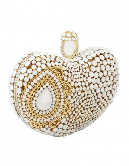 Bolso de mano joya con cristales para invitadas y novias Lauren Lynn London Accessories - 2 