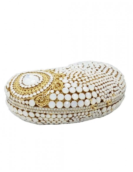 Jeweled handbag with crystals for brides and bridesmaids Lauren Lynn London Accessories - 5 