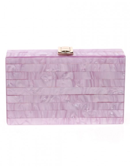 Pearly pastel clutch bag - various colous Lauren Lynn London Accessories - 19 