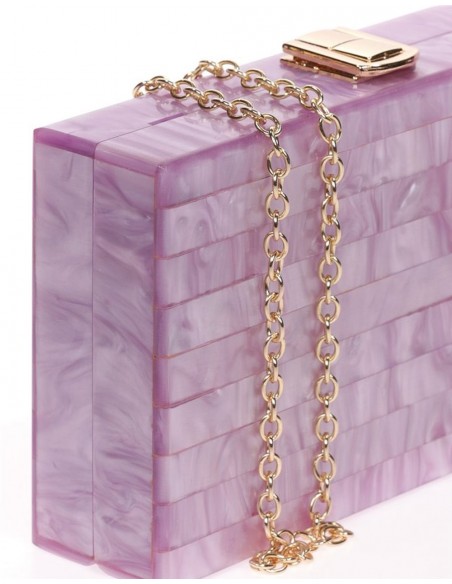 Bolso de fiesta nacarado rectangular - varios colores Lauren Lynn London Accessories - 20 