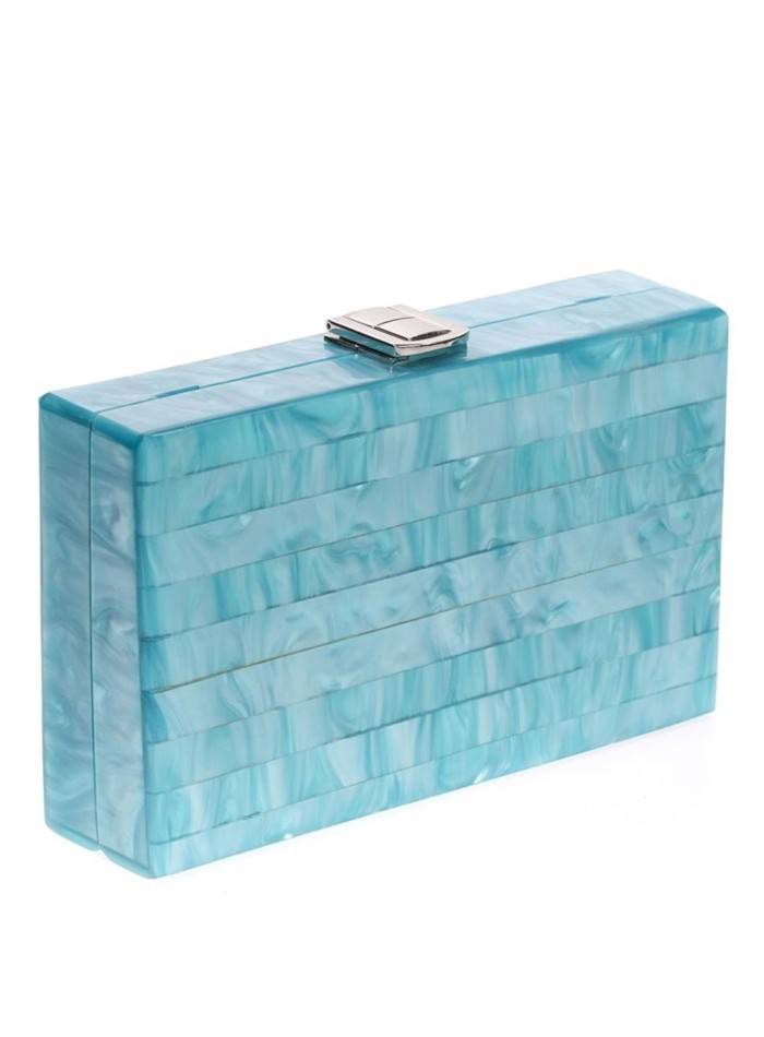 Pearly pastel clutch bag - various colous Lauren Lynn London Accessories - 1 