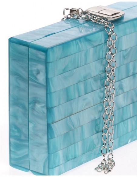 Bolso de fiesta nacarado rectangular - varios colores Lauren Lynn London Accessories - 22 